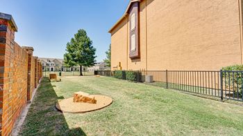 Dog Park at Limestone Ranch Apartments in Lewisville, TX